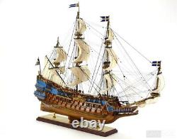 Maquette de bateau de guerre suédois WASA en bois fabriquée à la main, modèle de voilier de qualité muséale 38