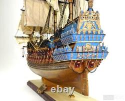 Maquette de bateau de guerre suédois WASA en bois fabriquée à la main, modèle de voilier de qualité muséale 38