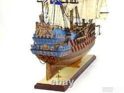 Maquette de bateau de guerre suédois WASA en bois fabriquée à la main, modèle de voilier de qualité muséale 38