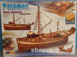 Maquette de bateau de pêche Palamós nouveau kit à l’échelle 1:45 OcCre Espagne longueur 410 mm