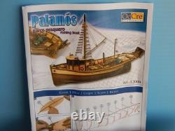 Maquette de bateau de pêche Palamós nouveau kit à l’échelle 1:45 OcCre Espagne longueur 410 mm