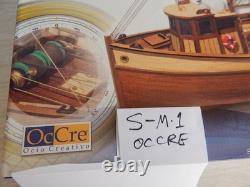Maquette de bateau de pêche Palamós nouveau kit à l’échelle 1:45 OcCre Espagne longueur 410 mm