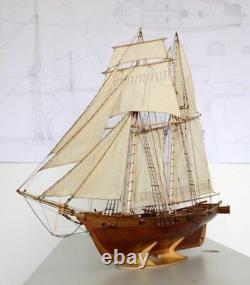 Maquette de bateau en bois Harvey Sailboat à l'échelle 1:50 de 921mm 36.2 Kit de modèle de bateau