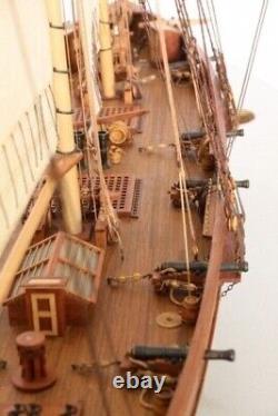 Maquette de bateau en bois Harvey Sailboat à l'échelle 1:50 de 921mm 36.2 Kit de modèle de bateau