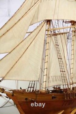 Maquette de bateau en bois Harvey Sailboat à l'échelle 1:50 de 921mm 36.2 Kit de modèle de bateau