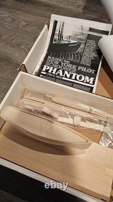 Maquette de bateau en bois Model Shipways Phantom 1868 New York Pilot Boat, kit non assemblé