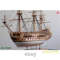 Maquette de bateau en bois ZHL San Felipe 1690, échelle 1/50, 47 pouces, Yuanqing, non assemblée