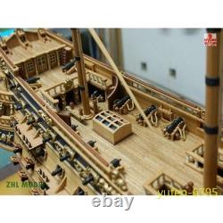 Maquette de bateau en bois ZHL San Felipe 1690, échelle 1/50, 47 pouces, Yuanqing, non assemblée Maquette de bateau en bois ZHL San Felipe 1690, échelle 1/50, 47 pouces, Yuanqing, non assemblée