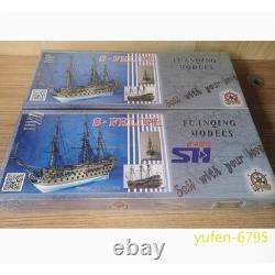 Maquette de bateau en bois ZHL San Felipe 1690, échelle 1/50, 47 pouces, Yuanqing, non assemblée