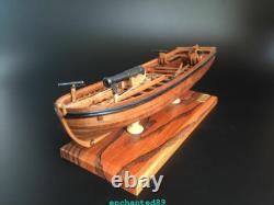 Maquette de bateau en bois à l’échelle 1/36, canonnière à coque complète armée, 14 pièces, Shicheng