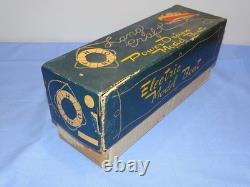Maquette de bateau en bois à propulsion mécanique LANG CRAFT japonais des années 1950, dans sa boîte