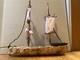 Maquette De Bateau En Bois Faite &agrave; La Main