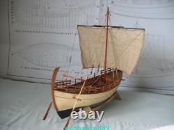 Maquette de bateau marchand de Kyrenia grec antique 148, 13,7'' 350 mm en bois, kit de modèle de navire Shicheng