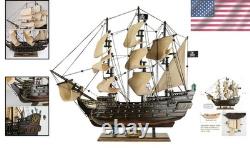 Maquette de bateau pirate des Caraïbes Black Pearl voilier 20,5