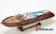 Maquette De Bateau Rapide En Bois Riva Aquarama 21 Enti&egrave;rement Construite Pour Exposition