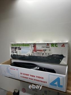 Maquette de bateau remorqueur RC prête à l’emploi Artesania Latina Amsterdam à l’échelle 1/50, rare