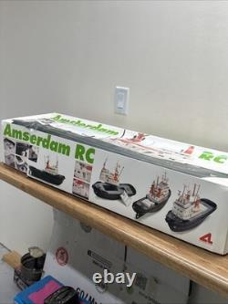 Maquette de bateau remorqueur RC prête à l’emploi Artesania Latina Amsterdam à l’échelle 1/50, rare