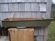Maquette De Chasse De Skiff Vintage En Bois Avec Avirons