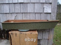 Maquette de chasse de skiff vintage en bois avec avirons