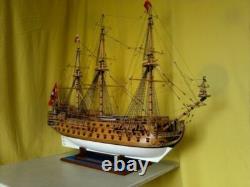 Maquette de navire de guerre historique San Felipe en bois à l’échelle 1/50, 1200 mm, 47,2 pouces