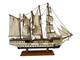 Maquette De Voilier Clipper &agrave; 3 M&acirc;ts En Bois Vintage De 22 Pouces