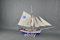 Maquette de voilier yacht HOBBY Sweden à l’échelle 1:50, 640 mm, kit de modèle de bateau en bois Yuanqing