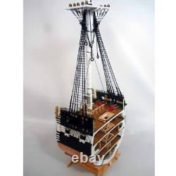 Maquette en bois de la section transversale du USS Constitution de Model Shipways à l'échelle 1:76