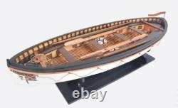 Maquette en bois du canot de sauvetage n° 7 du RMS Titanic, canot de secours à rames pour paquebot océanique de 22 passagers
