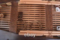 Maquette en bois du canot de sauvetage n° 7 du RMS Titanic, canot de secours à rames pour paquebot océanique de 22 passagers