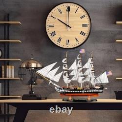 Maquette en bois du navire USS Constitution, réplique de frégate à l’échelle 1/95, voilier de guerre Mo
