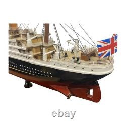 Maquette en bois du paquebot RMS Titanic 21, bateau d’exposition avec support, nautique