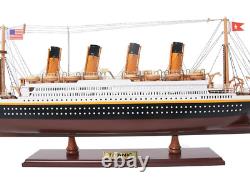 Maquette en bois du paquebot RMS Titanic de la White Star Line, modèle 25, nouveau navire de croisière.