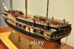 Maquette en bois haut de gamme du navire historique à voiles HMS Surprise à l’échelle 1/175 36,4