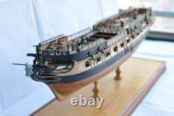 Maquette en bois haut de gamme du navire historique à voiles HMS Surprise à l’échelle 1/175 36,4