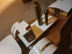 Maquette vintage, construite à la main, à double roue à aubes latérales, bateau en bois (à des fins d’exposition uniquement)