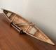 Maquette Vintage En Bois Du Cano&euml; De La Rivi&egrave;re Allagash, R&eacute;plique De Bateau De Guide De Rivi&egrave;re Du Maine