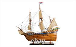 Mayflower 1620 Modèle De Bateau Haut De Gamme En Bois 30 Plymouth Pilgrim's Historic Built Boat