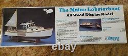 Midwest Products Co. Inc. Maine Lobsterboat Kit # 953 All Wood Model Nib Vintage