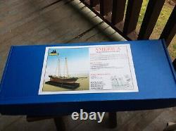 Model Shipways 164 1851 America Schooner Yacht Kit en Bois #2029NEUF dans la BOÎTE