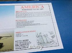 Model Shipways 164 1851 America Schooner Yacht Kit en Bois #2029NEUF dans la BOÎTE