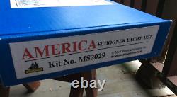 Model Shipways 164 1851 America Schooner Yacht Kit en Bois #2029NEUF dans la BOÎTE
