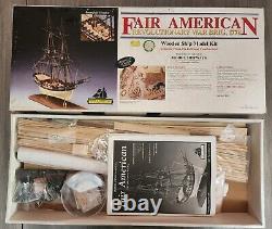 Model Shipways #2015 Fair American, Brig de guerre révolutionnaire, 1777 1/48 Kit en bois