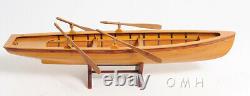 Modèle Classique Rowing Boat 24 Pouces Boston Tender Whitehall En Bois Replica Display