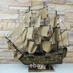 Modèle De Bateau À Voile En Bois Craft Kit Ship Assemblage Decor Modèle De Cadeau Jouet