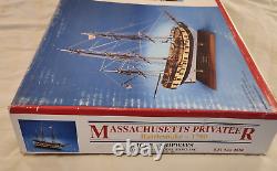 Modèle De Navire Massachusetts Privateer Rattlesnake 1780 Kit 2028 Modèle Navires