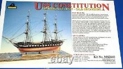 Modèle De Voies Navales #ms2040 Uss Constitution Ship Kit, 1/76 Old Ironsides 48 Long