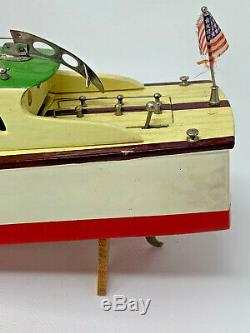Modèle Vintage Motor Boat Ito Japon Bois Boîte Originale Mlle Grands Lacs Tmy 192397