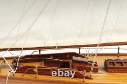 Modèle d'affichage d'étagère du voilier Pen Duick Bateau à voile Yacht en bois Décoration nautique