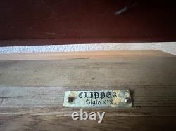 Modèle de Bateau à Voile en Bois Vintage Clipper XIXe Siècle Nautique 33 X 24 À Lire