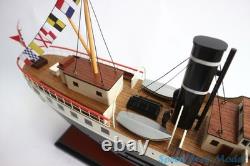 Modèle de Grand Voilier Oster avec Drapeaux de Signal 20.47 ? Bateau Fait Main